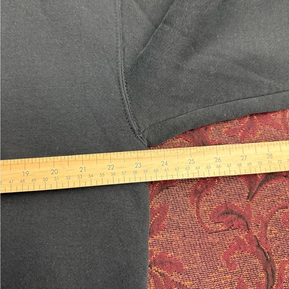 90s Russel Athletic Fabric Tag Black Crewneck - Picture 4 of 6